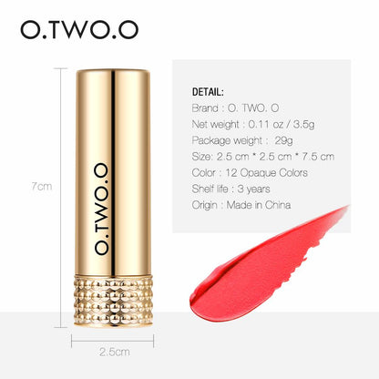 Matte Lipstick O.TWO.O - 12 Colors