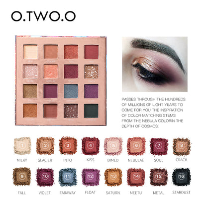 Stellar Dream Romance Eyeshadow Palette (16 Colors) O.TWO.O