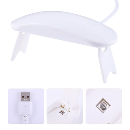 Mini 6W White LED/UV Lamp Nail Dryer