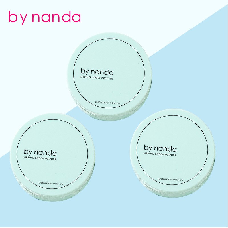 BY NANDA 3 Colore Translucent Pressed Powder Con Soffio Liscia Viso Trucco Prodotti di base Impermeabile Cipria In Polvere