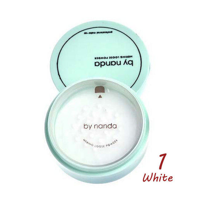 BY NANDA 3 Colore Translucent Pressed Powder Con Soffio Liscia Viso Trucco Prodotti di base Impermeabile Cipria In Polvere